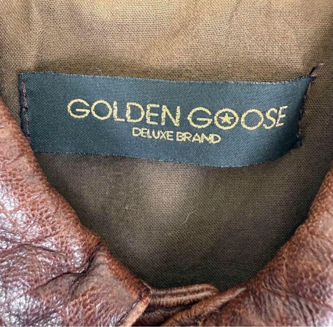 GOLDEN  ゴールデングース レザージャケット　スタッズ装飾