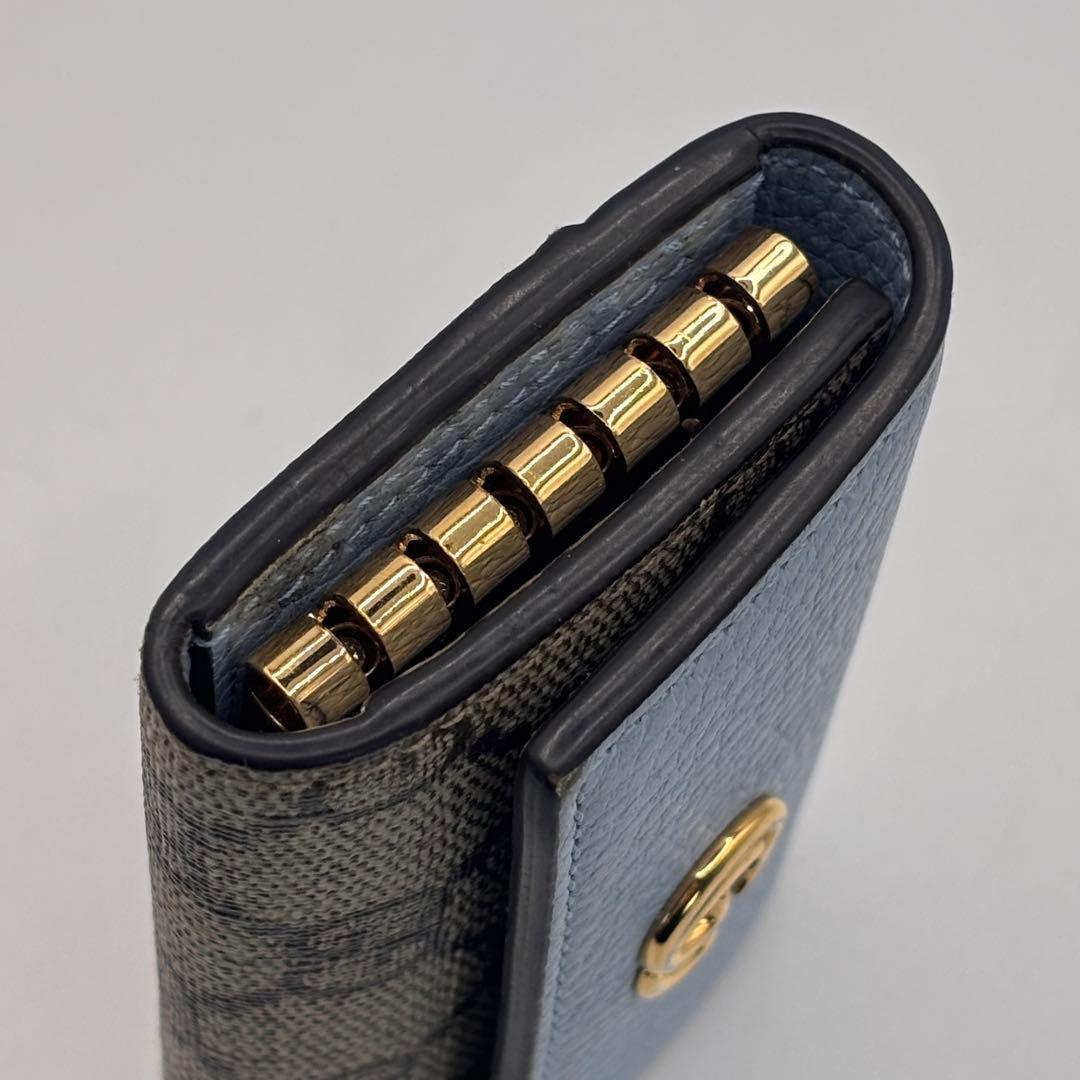 美品！GUCCI☆GGマーモント 6連キーケース