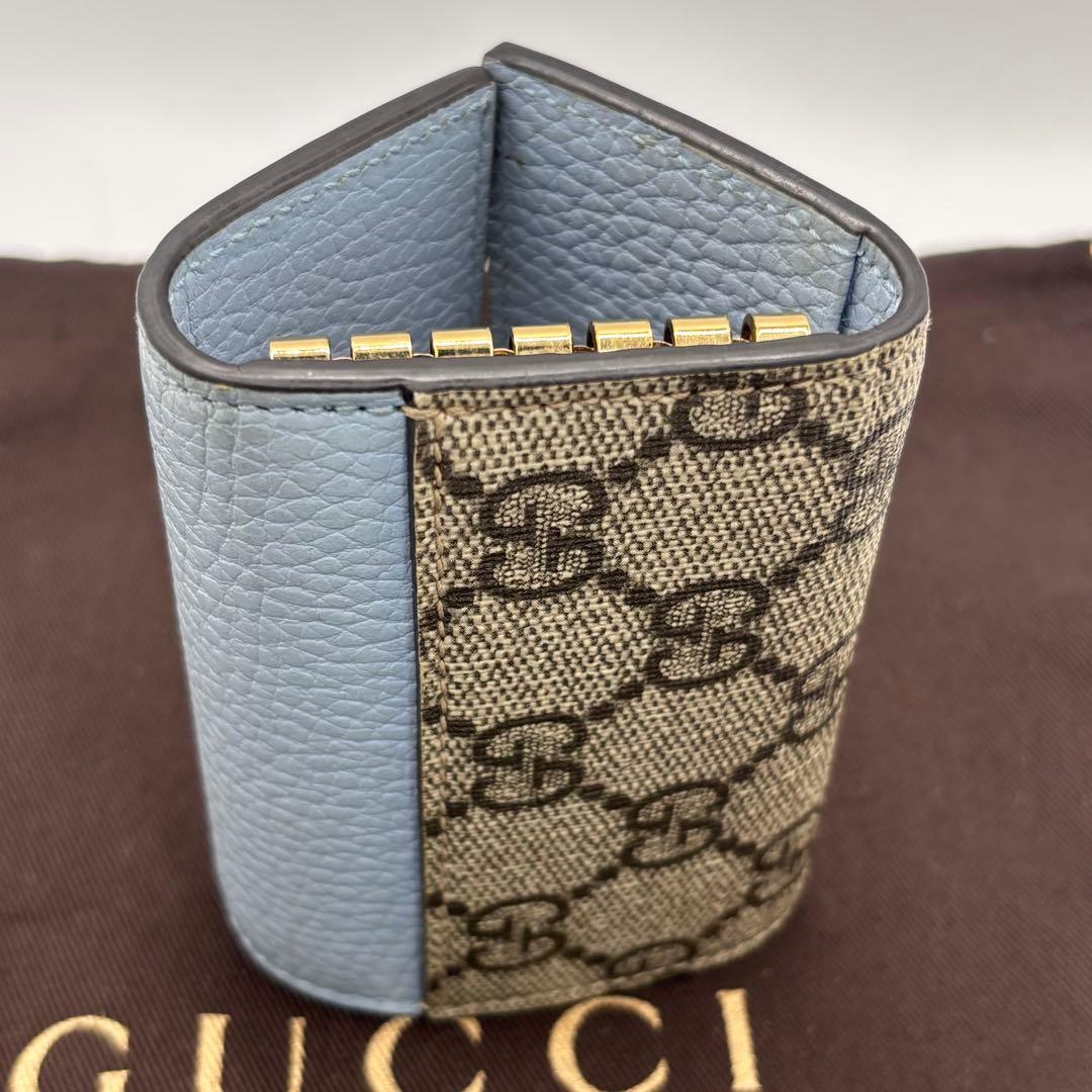 美品！GUCCI☆GGマーモント 6連キーケース