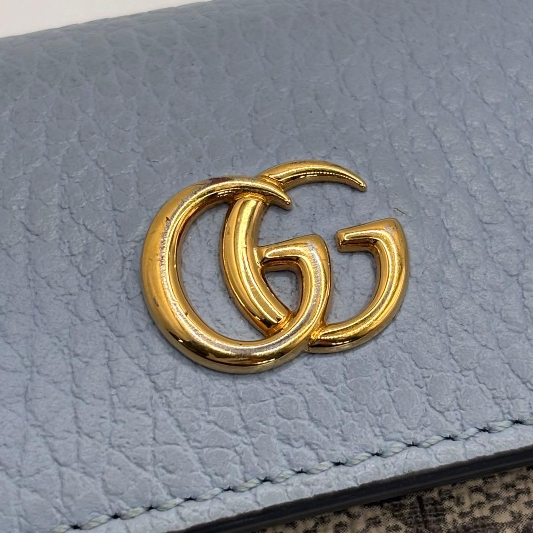 美品！GUCCI☆GGマーモント 6連キーケース