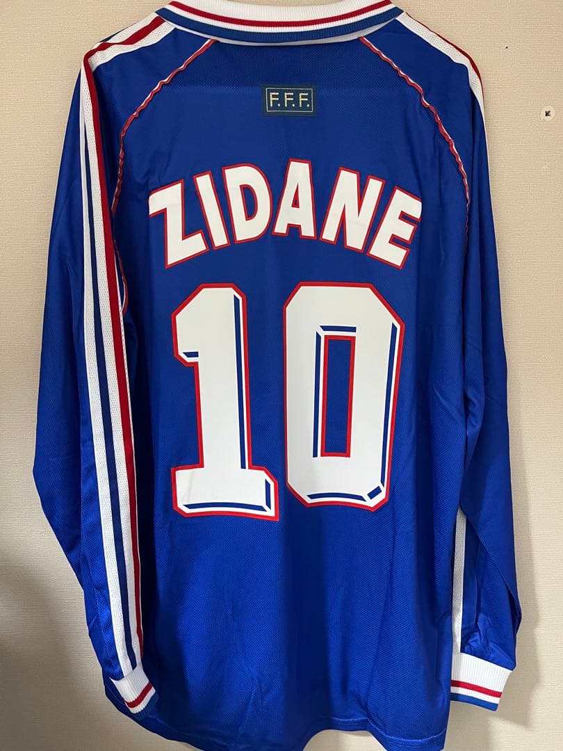 フランス代表98年 ユニフォーム ZIDANE ジダン 長袖 ジャージ