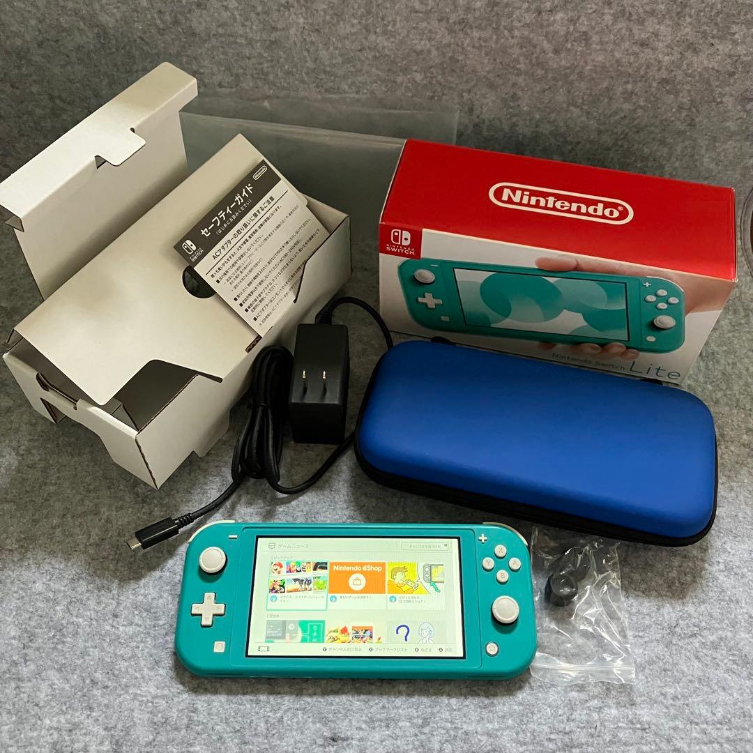 【液晶不具合あり】Nintendo Switch Lite ターコイズ 本体