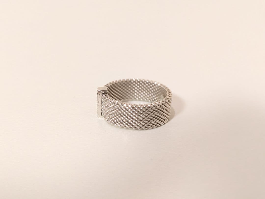 【美品　廃盤】Tiffany & Co. サマセットリング　4Pダイヤ 11号