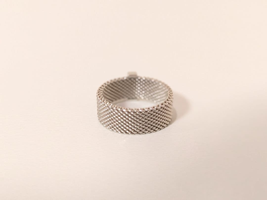 【美品　廃盤】Tiffany & Co. サマセットリング　4Pダイヤ 11号
