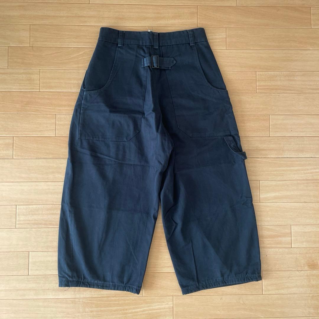 STUDIO NICHOLSON ネイビー ワークパンツ S