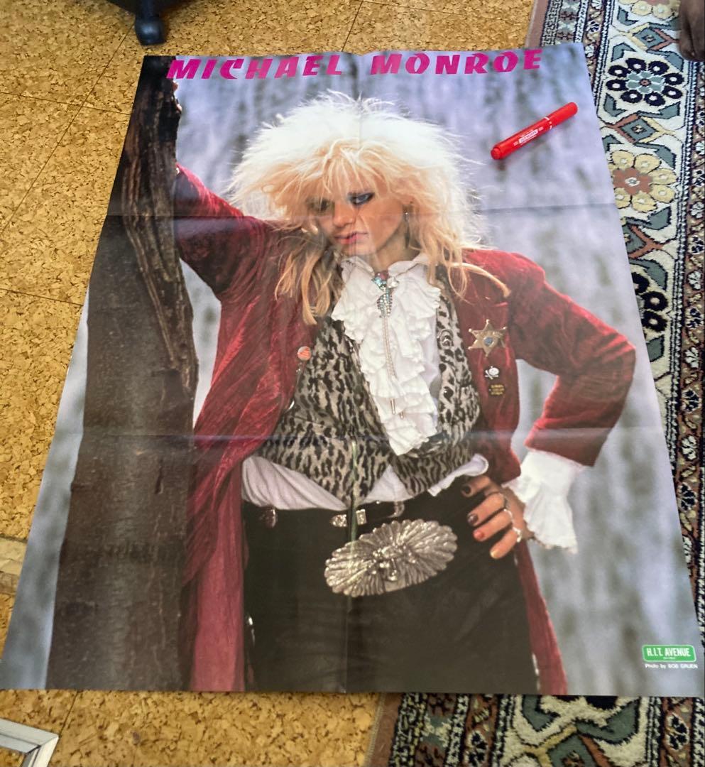 MICHAEL MONROE Nights Are So Long超美品ポスター
