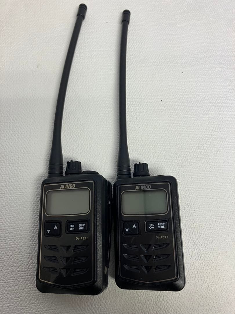 ALINCO DJ-P321 トランシーバー 2台セット　スピーカーマイク付