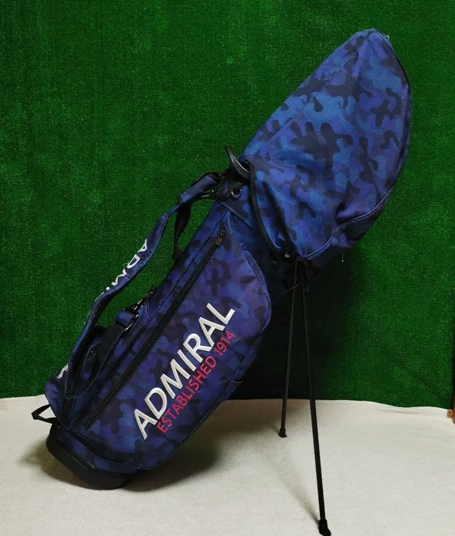 ADMRIAL ネイビー迷彩 キャディバッグ