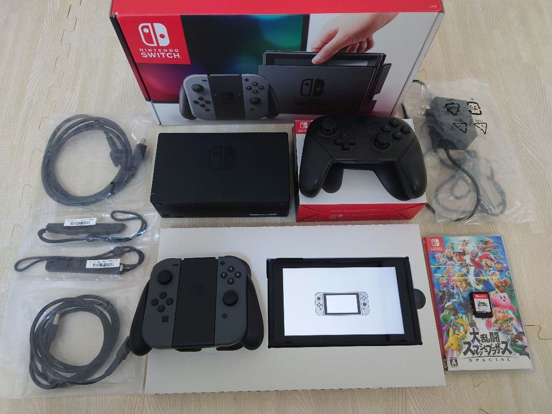 Nintendo Switch 本体 Proコントローラー　スマブラ　セット