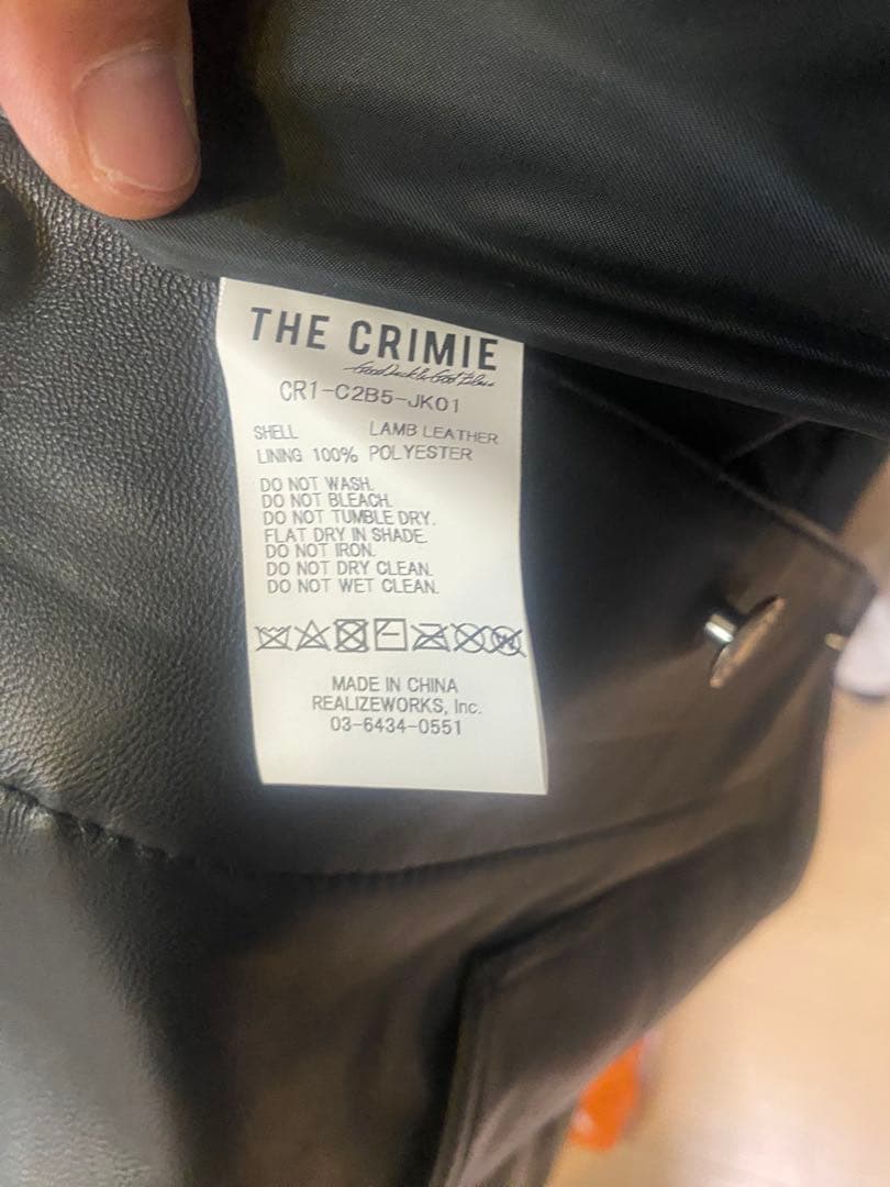 SCHOTT x THE CRIMIE 本革レザージャケット
