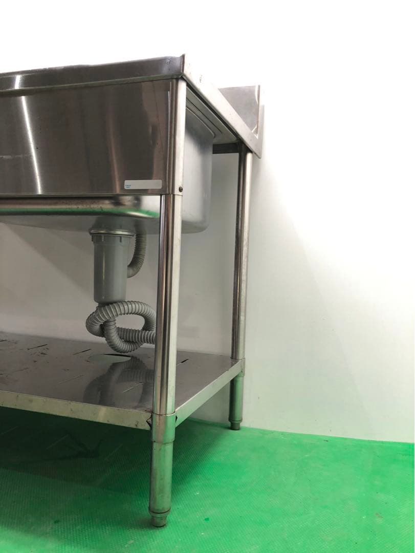 工場整備品☆水切りシンク　幅1200 ステンレス　業務用