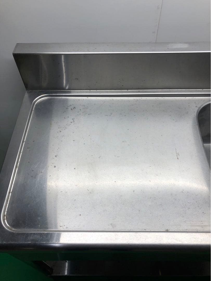 工場整備品☆水切りシンク　幅1200 ステンレス　業務用