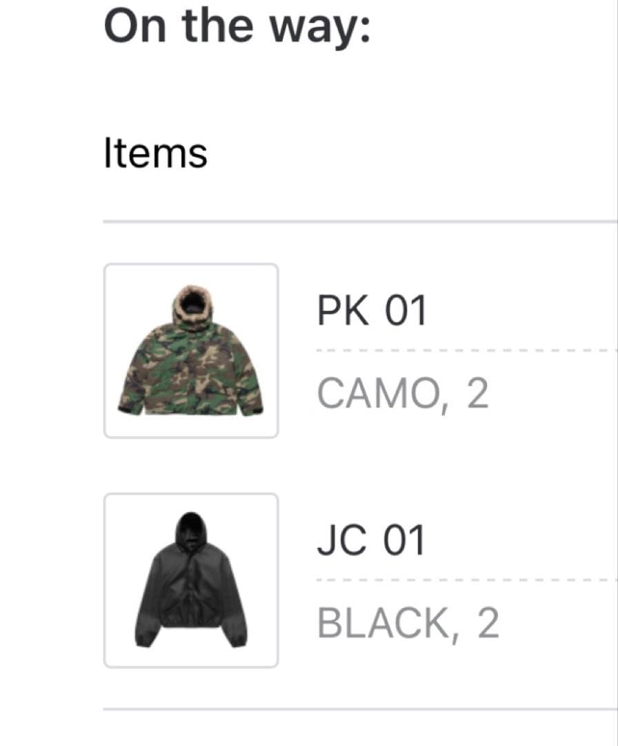 yeezy JC-01 ブラック フード レザージャケット　size2