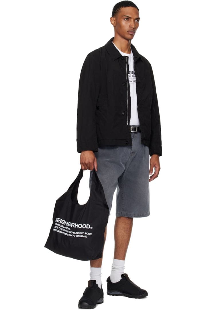 美品NEIGHBORHOOD ブラック トートバッグ