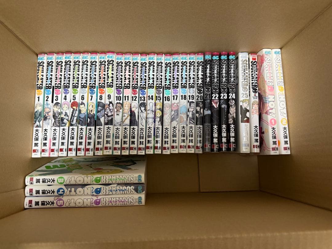 漫画　ソウルイーター1〜25巻　ソウルイーターノット1〜5巻+ガイドブック