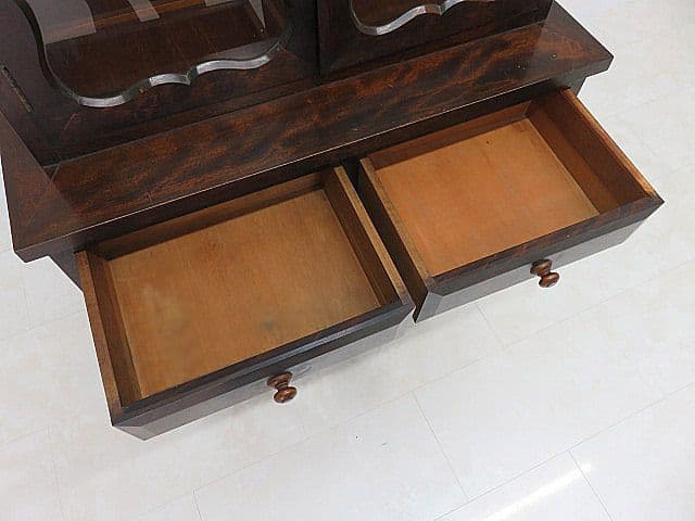 松本民芸家具　58型　ミズメザクラ無垢材食器棚　　　キッチンボード/カップボード