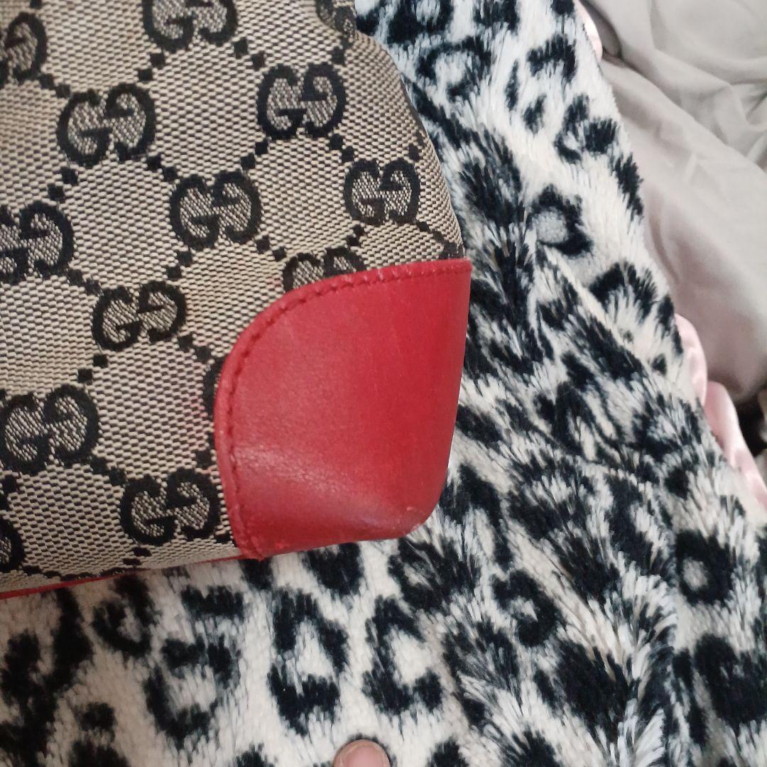 GUCCI バッグ ベージュ/レッド