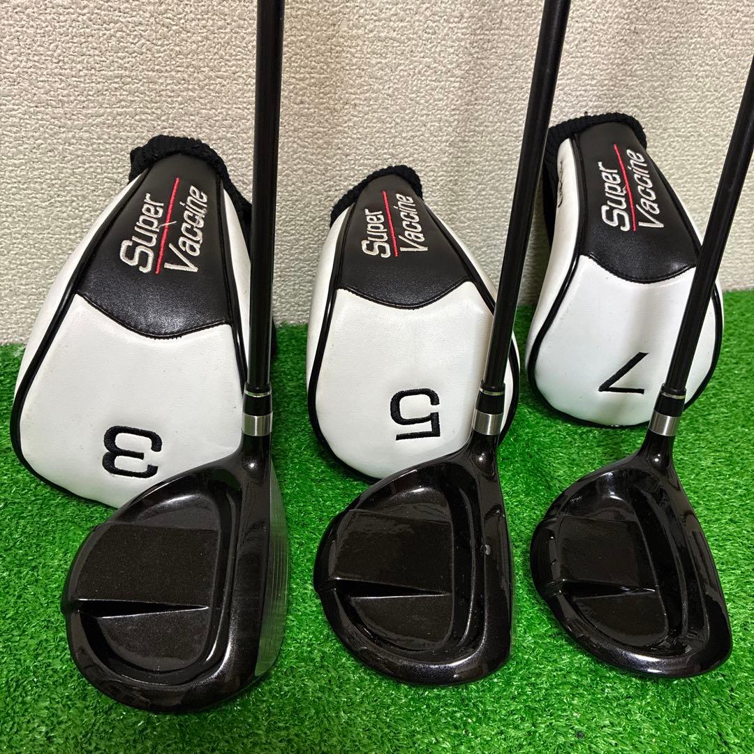 人気●希少‼️日本ゴルフスクール(NGSL)の３W＋5W＋7W＝3本セット●R