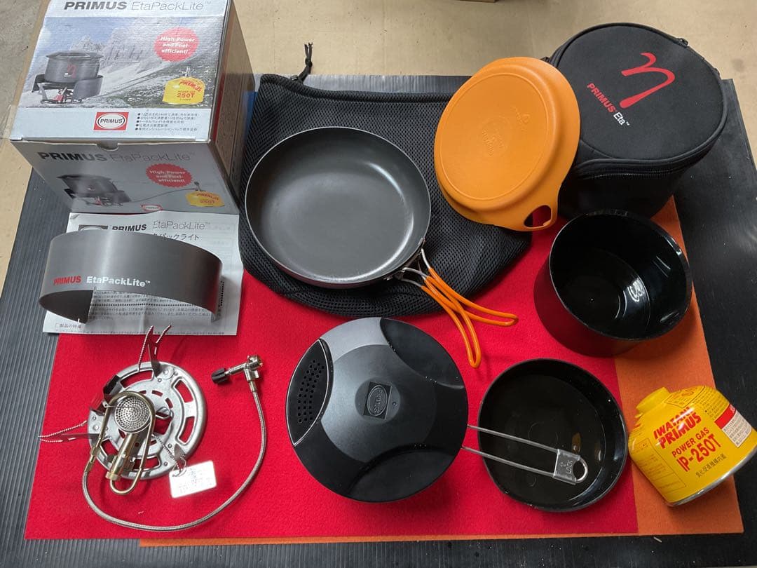 PRIMUS Eta PackLite希少動作良好美品&JETBOILフライパン
