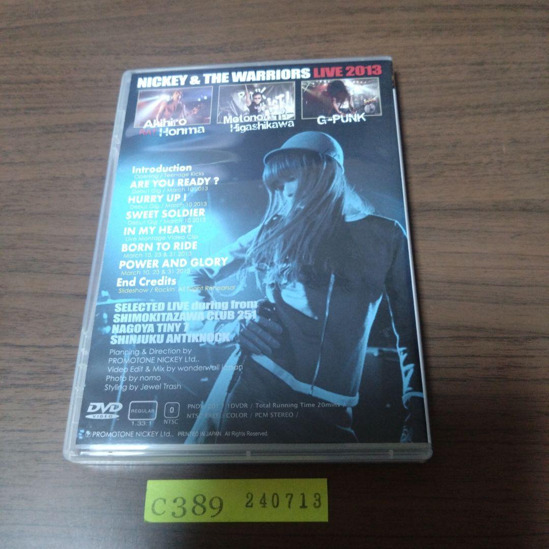 DVD-R仕様　ニッキー＆ザ・ウォーリアーズ / HURRY UP