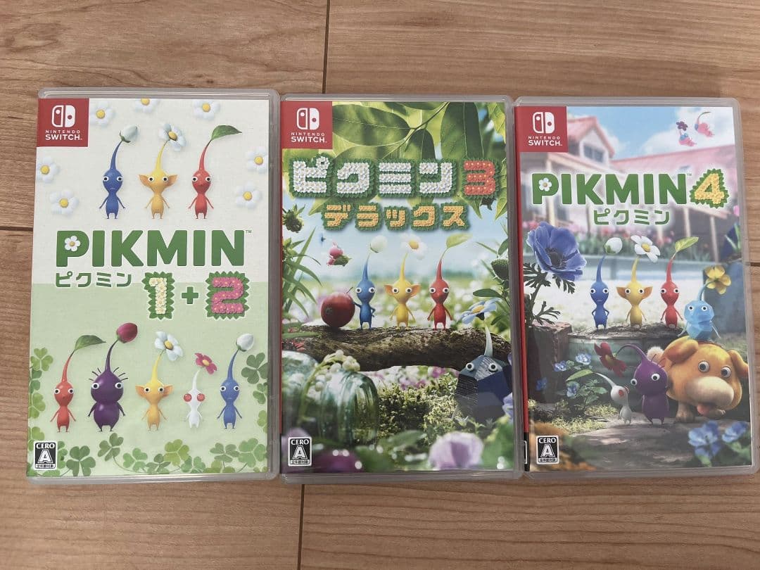 ピクミン1＋2 / ピクミン3デラックス / ピクミン4 3本セット