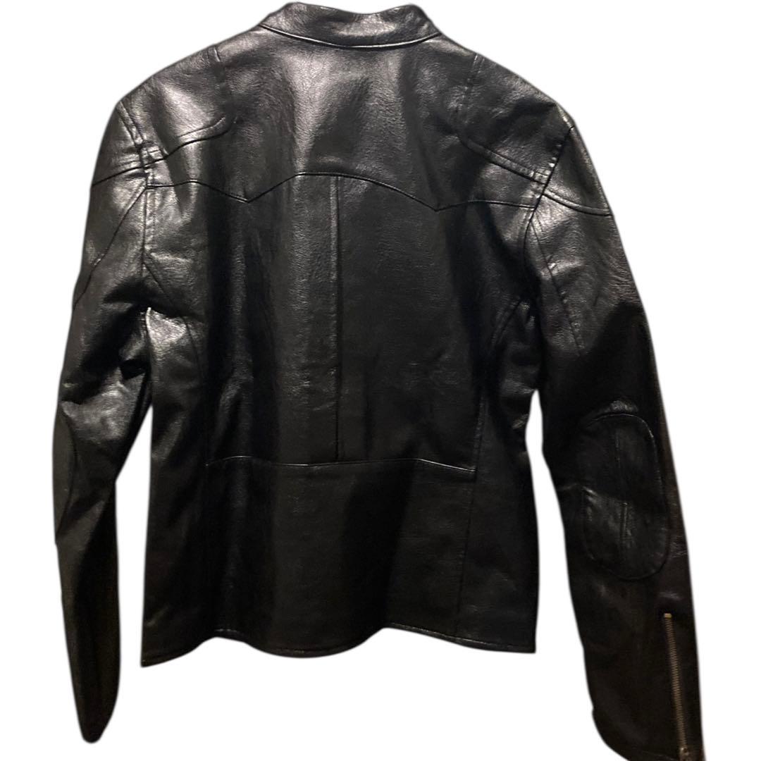 【新品未使用】本革 牛革 レザー ライダースジャケット Mサイズ