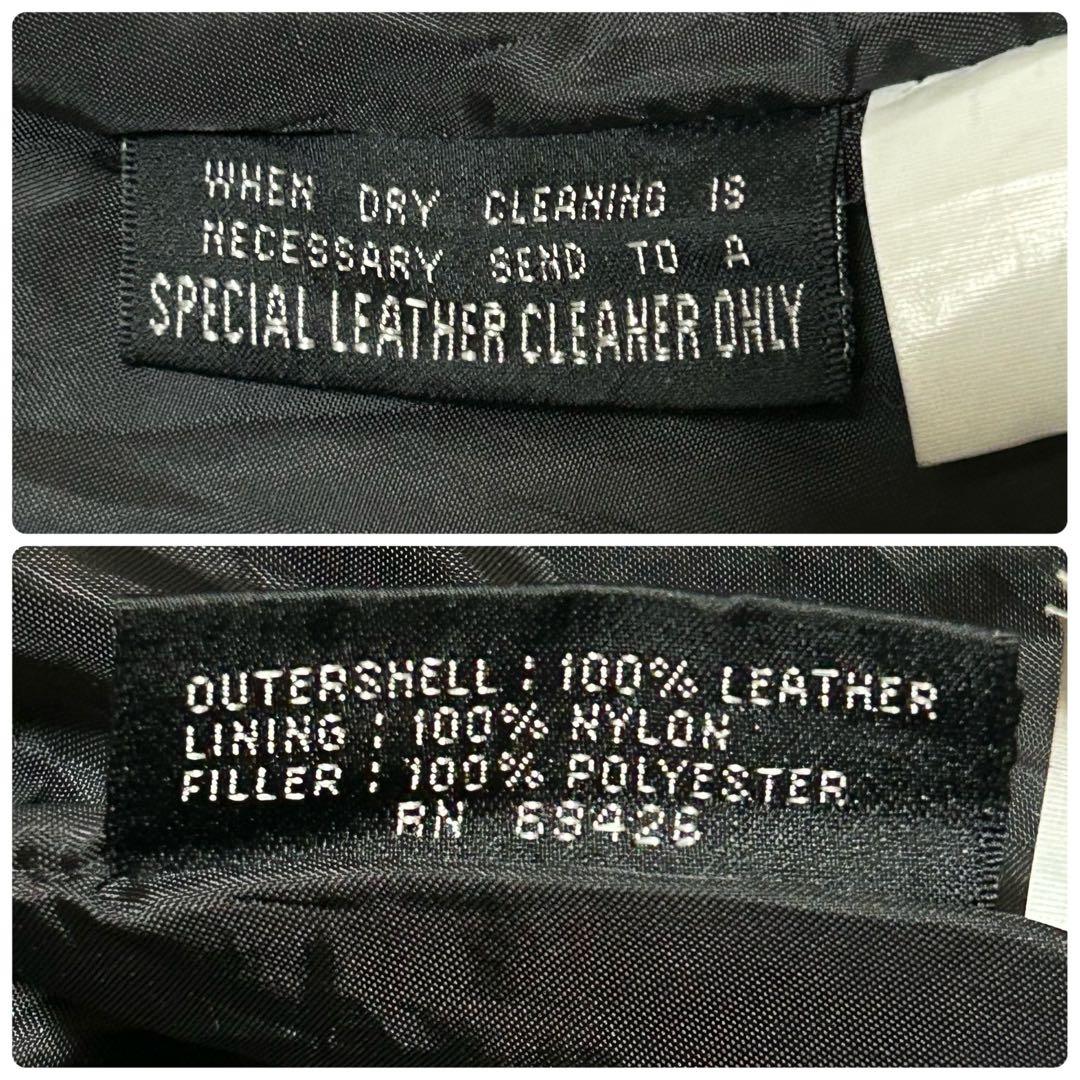\" 90s \" WILSONS LEATHER 本革 カーコート シボ革 古着