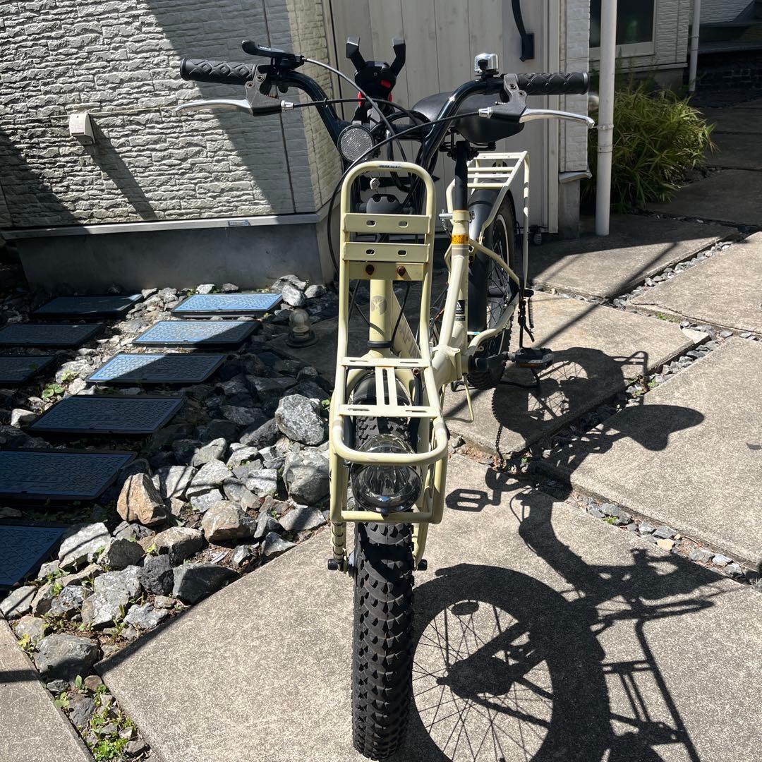 カーキ 折りたたみ自転車 20インチ