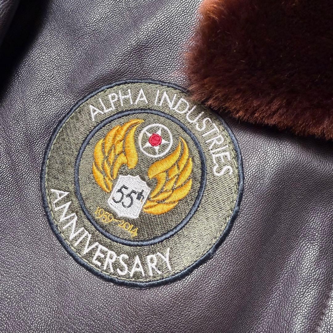 ALPHA INDASUTRIES レザージャケット G-1 55周年 山羊革