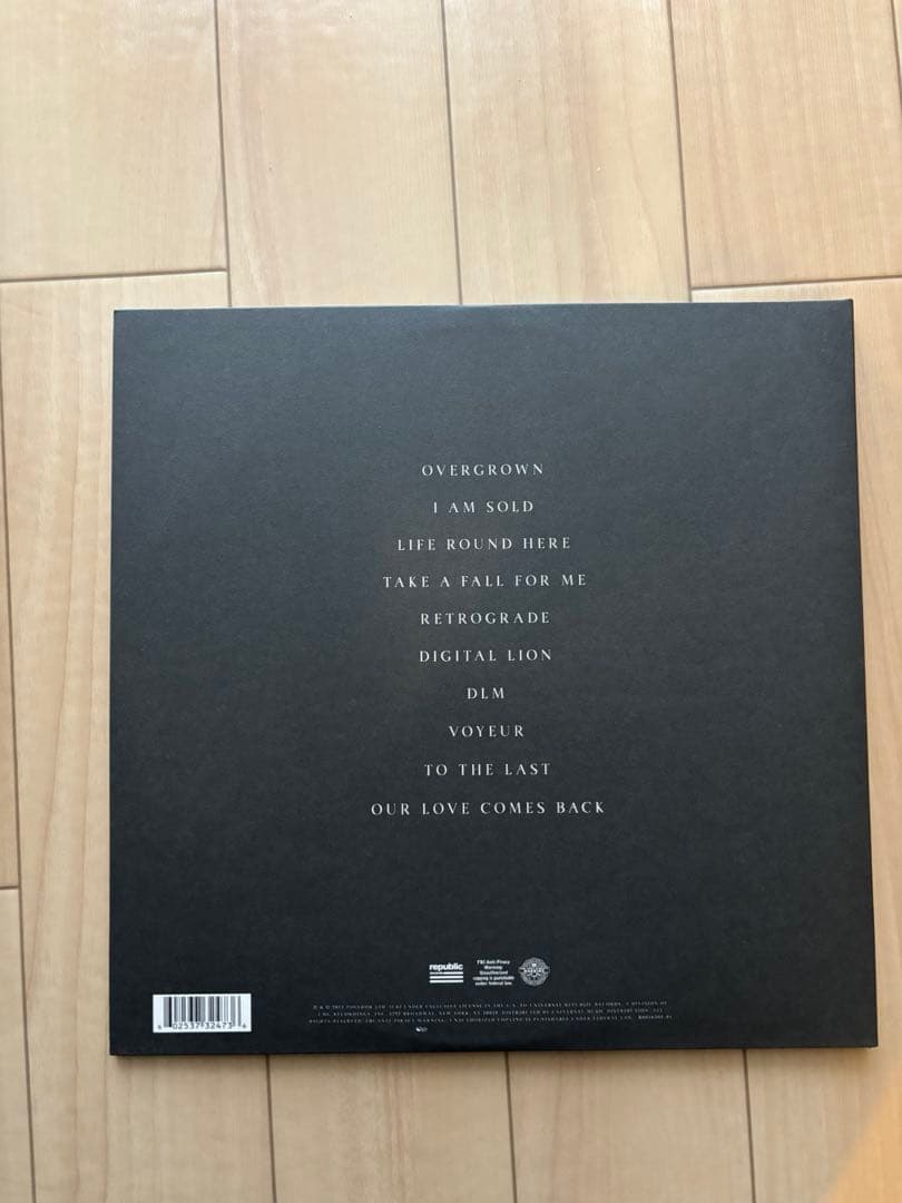 James Blake – Overgrown ２枚組レコード