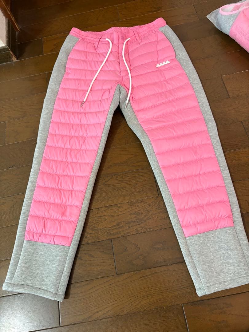 muta marineピンク/グレー キルティングセットアップ　サイズ5(M)