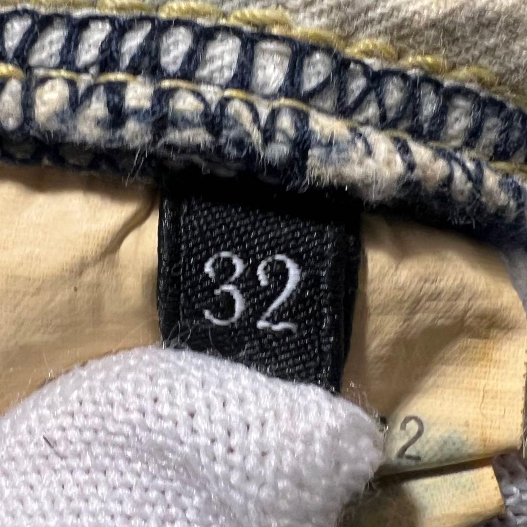 ヒステリックグラマー 0231AP02 ダメージ加工 デニムパンツ 赤耳 W32