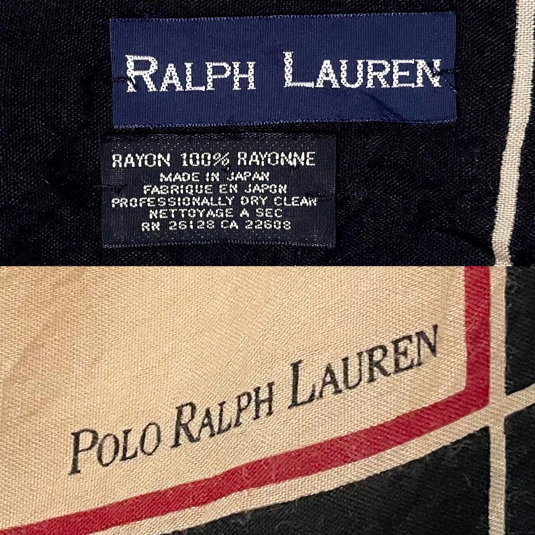 RALPH LAUREN ラルフローレン スカーフ ドッグ 犬 ヴィンテージ