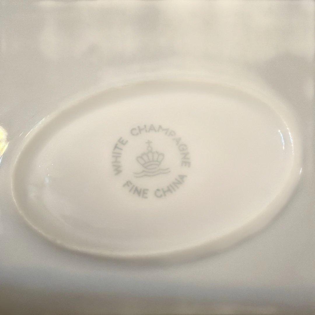 Lipper & Mann White Champagne 大皿　ホワイト