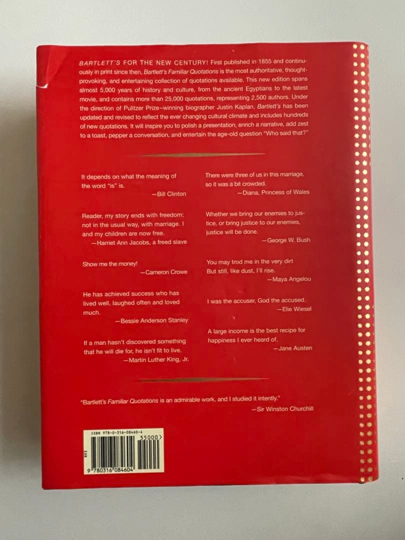 Bartlett’s familiar quotations