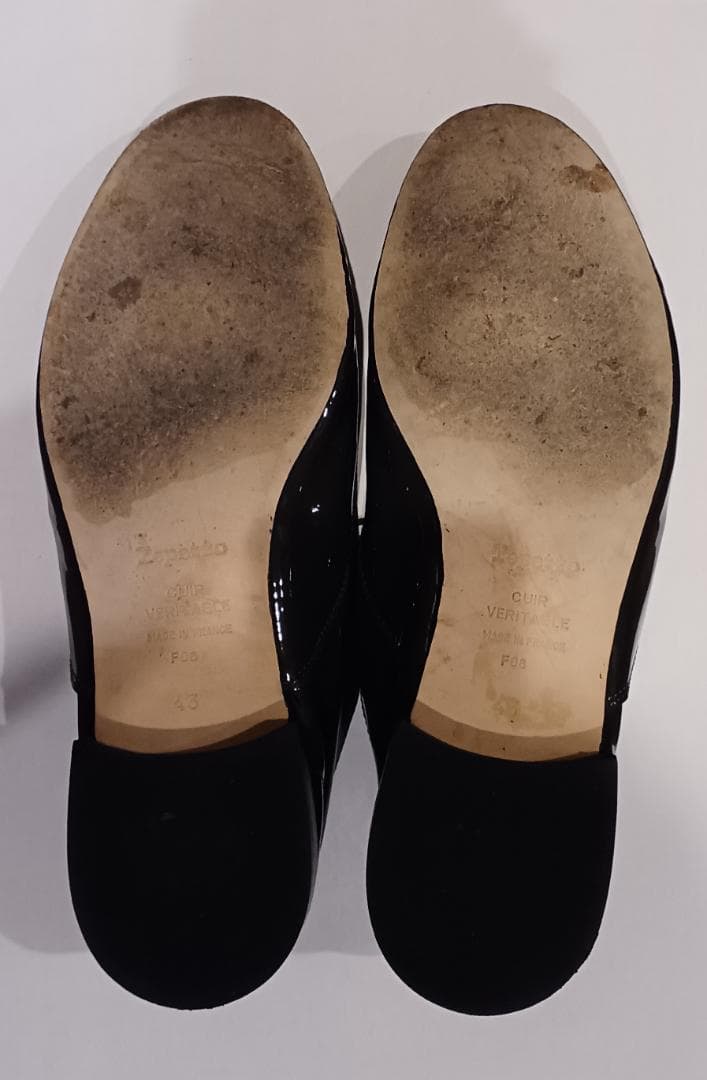 レペット（Repetto）　エナメル　メンズシューズ　グレー　フォーマルシューズ