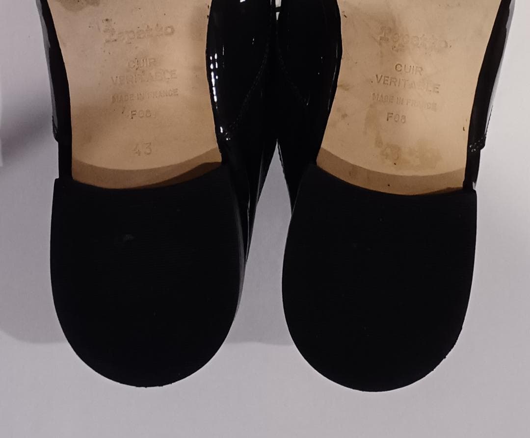 レペット（Repetto）　エナメル　メンズシューズ　グレー　フォーマルシューズ