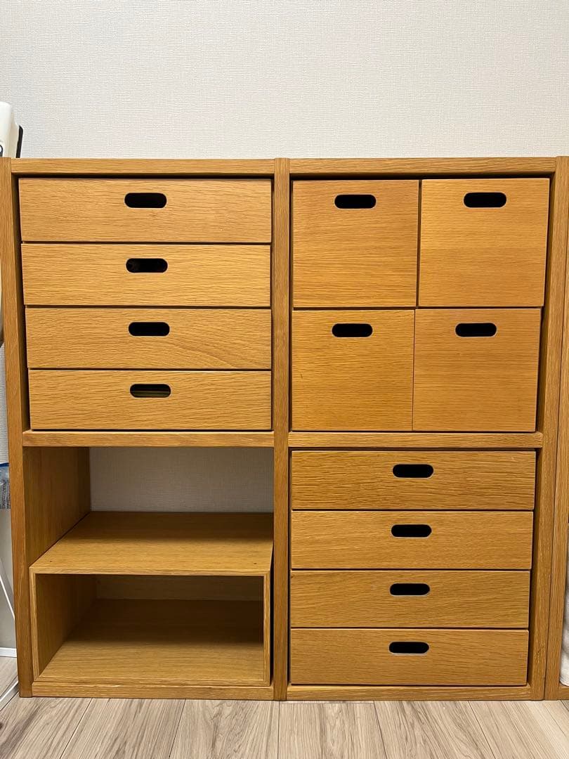 無印良品　スタッキングシェルフ　引出し