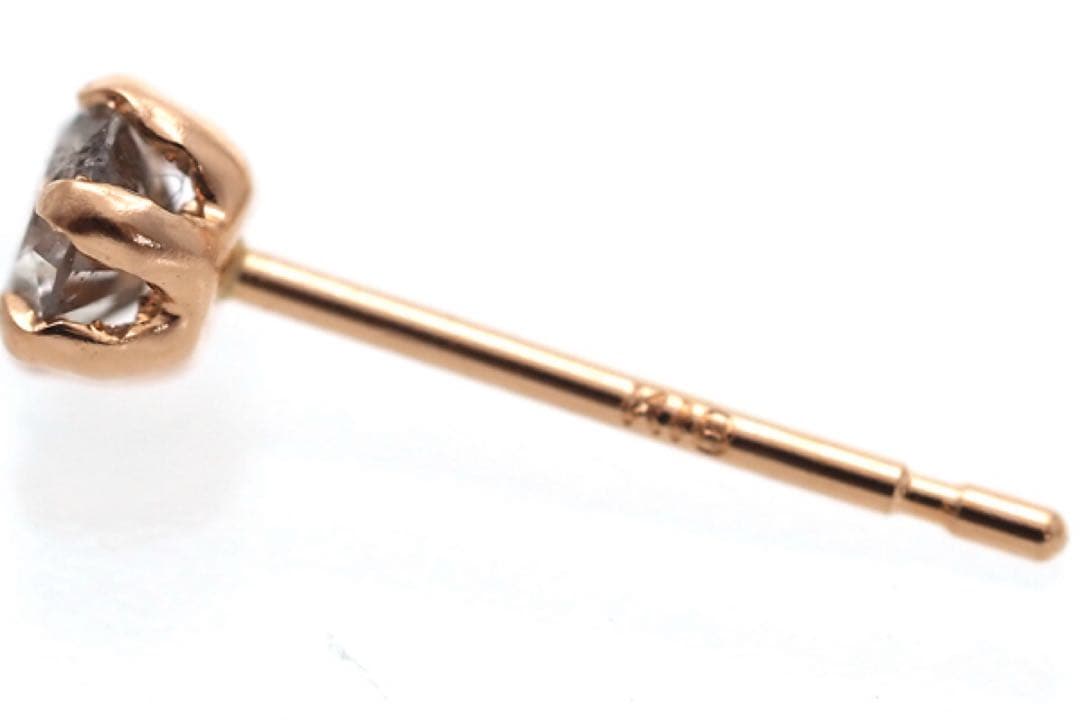 s*o様 K18PG 18金ピンクゴールド ダイヤモンド0.14ct スタッド