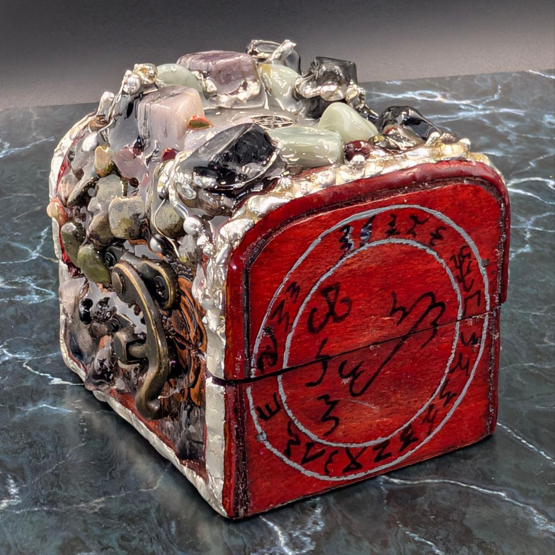 ※一点物　真正奥義書ルシファー召喚オルゴンBOX　響金属結晶魔導具魔ジュエリー