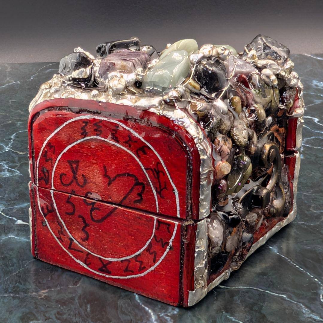※一点物　真正奥義書ルシファー召喚オルゴンBOX　響金属結晶魔導具魔ジュエリー