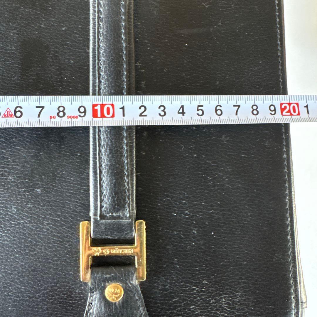 MCM レザー バニティバック