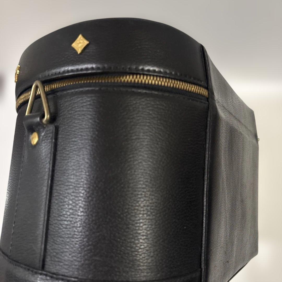 MCM レザー バニティバック