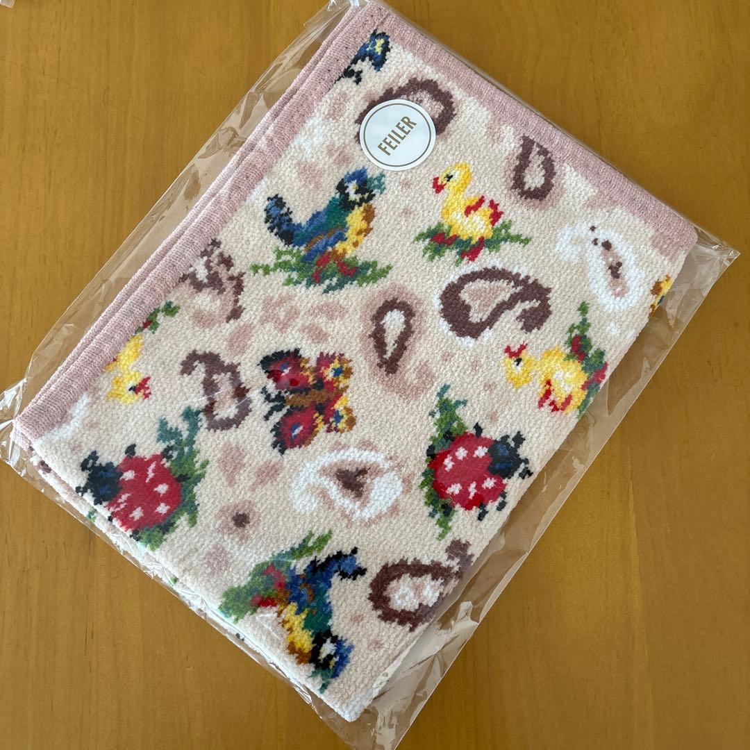 フェイラー　ゲストタオル　ハイジペイズリー♡ベージュ