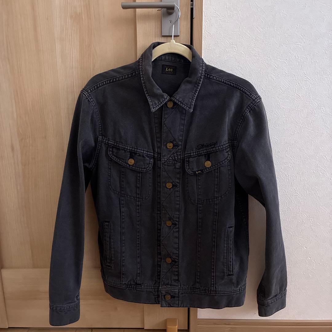 【レア】stussy×Lee デニムジャケット　ステューシー　ブラック