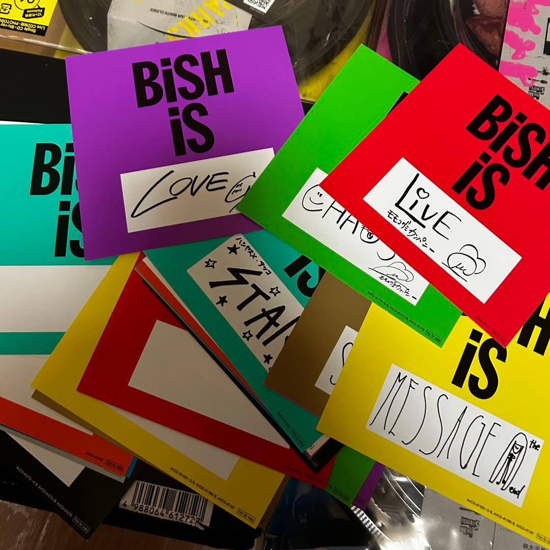 BiSH 12ヶ月連続リリース 初回生産限定盤 BiSHイーツ 6点セット 開封
