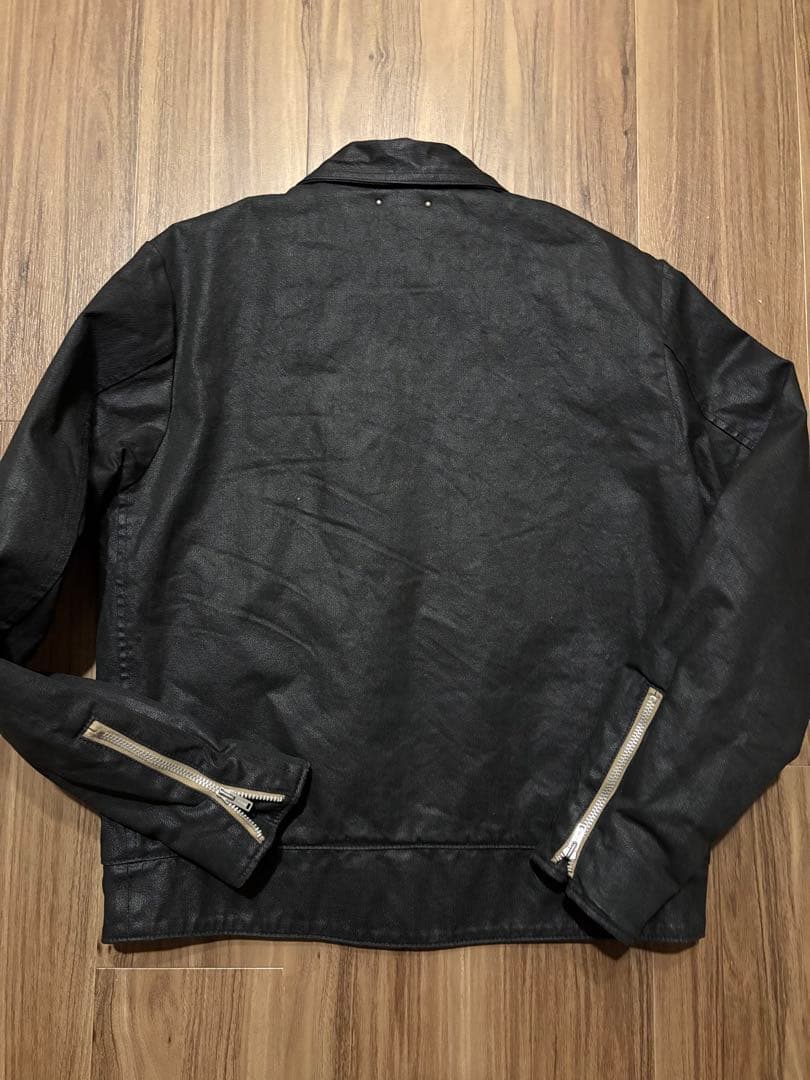 Black Coating Denim Riders JKT コーティング