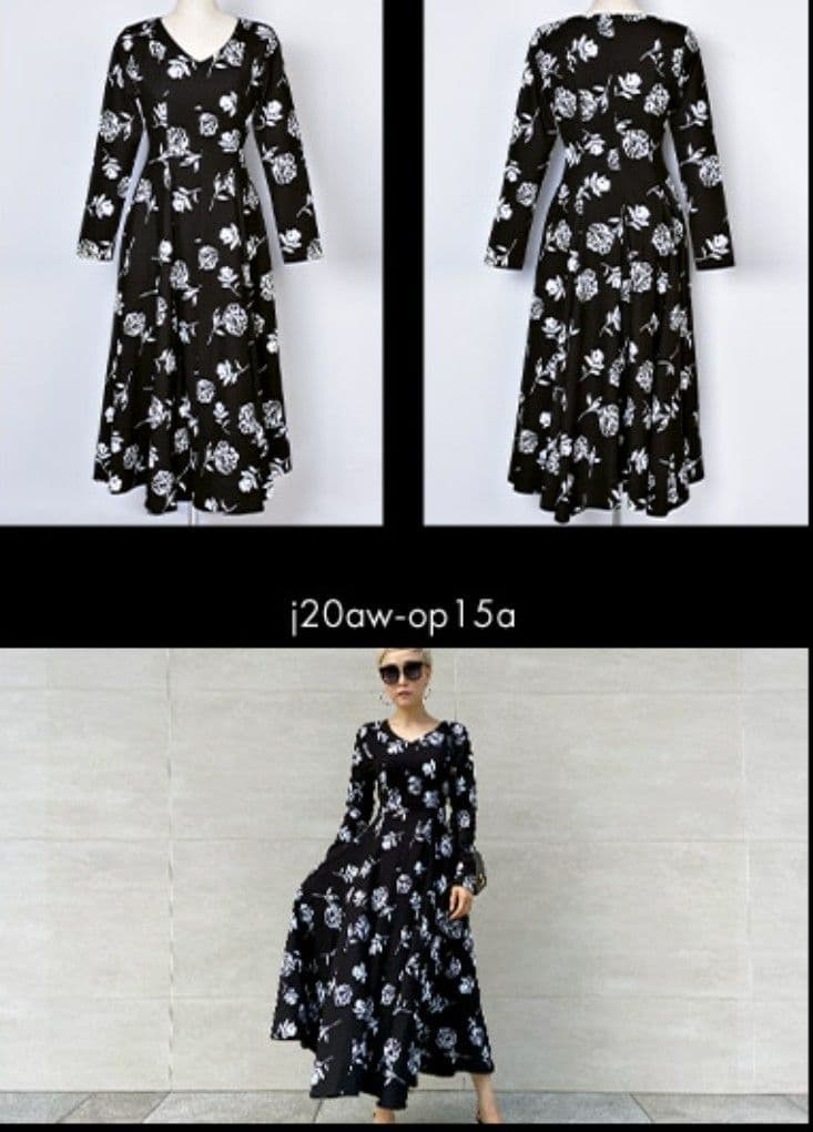 【JENNE 】JENNE luxe フレアワンピース【限定品】