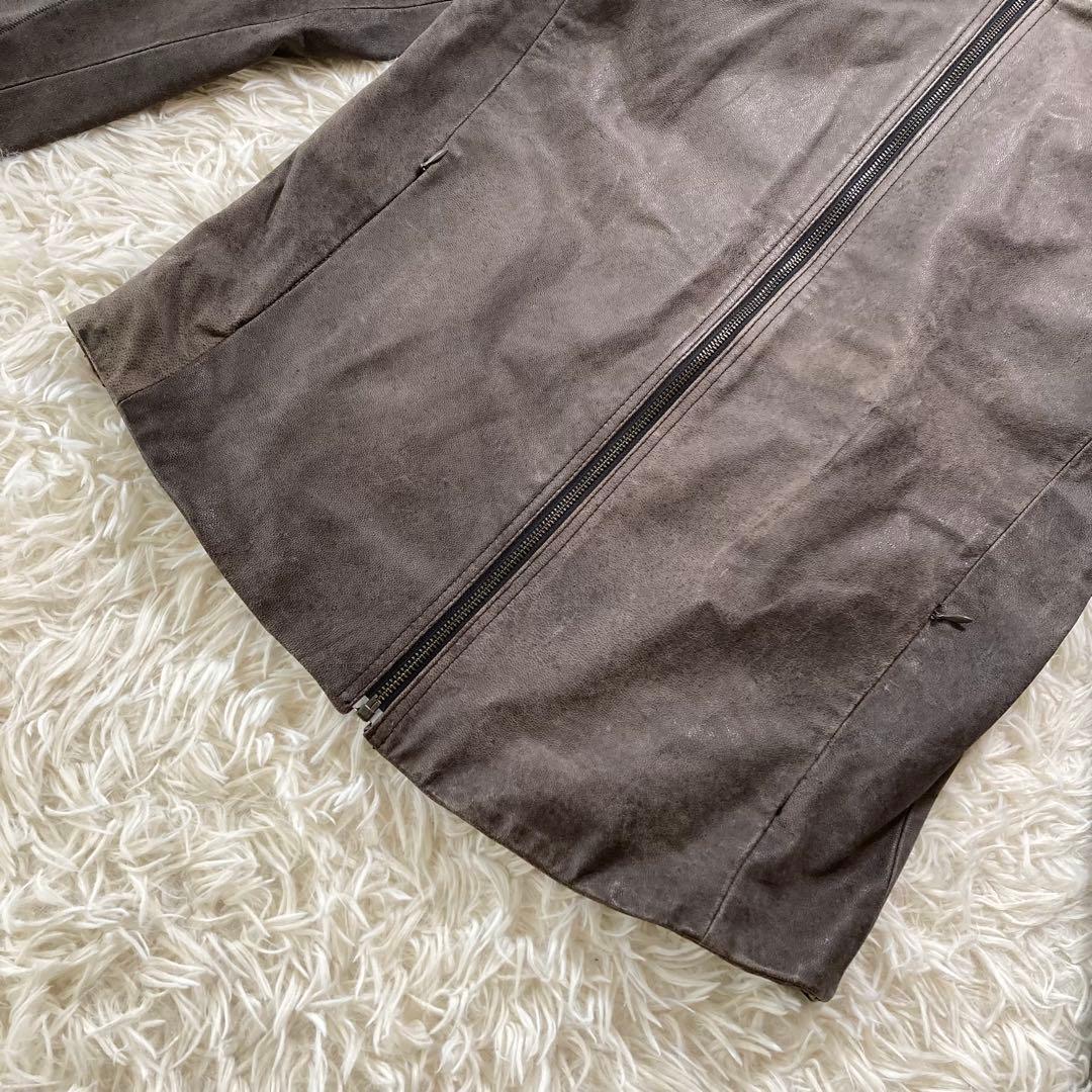 極美品 DENHAM デンハム レザージャケット キャメル ラクダ革 本革