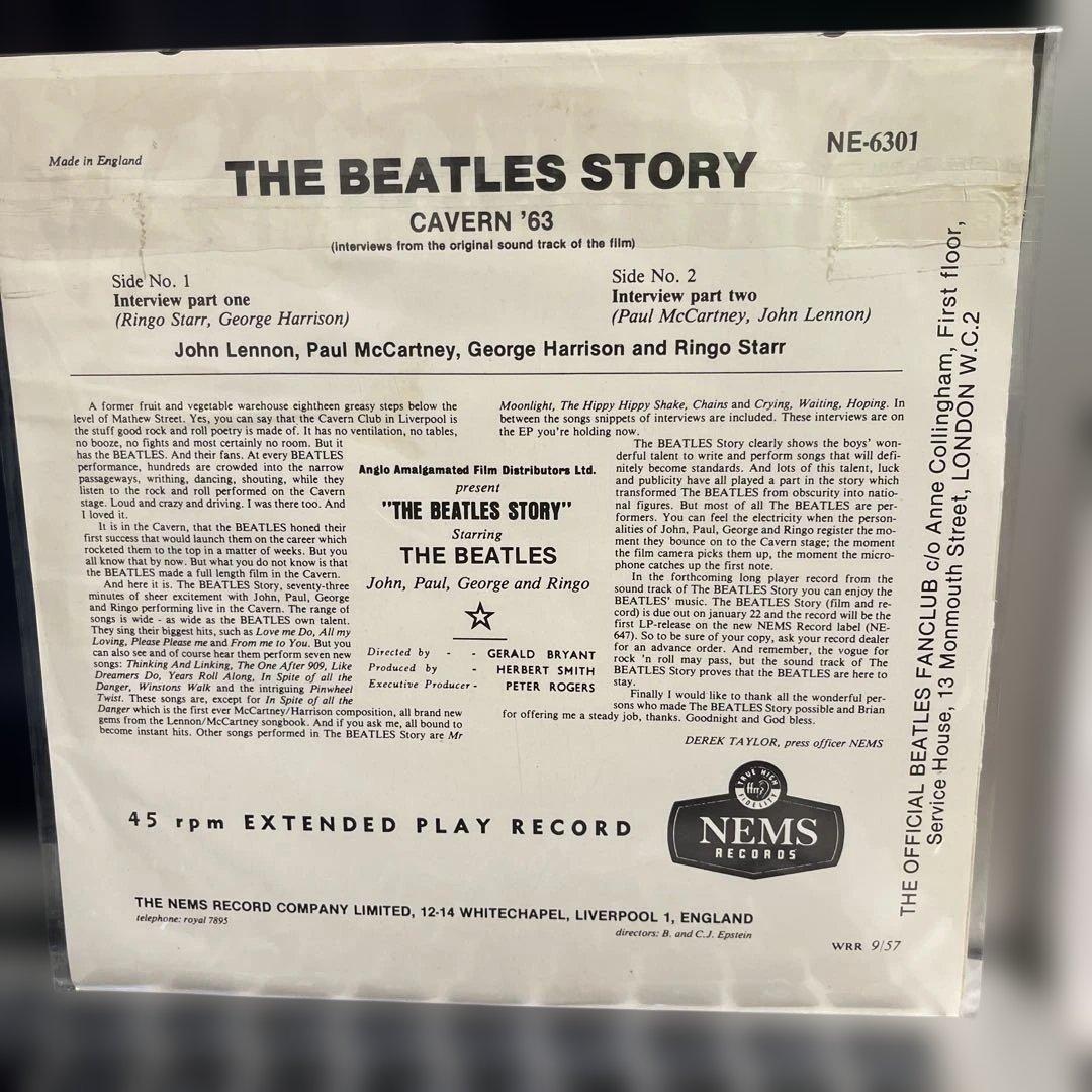洋楽 THE BEATLES STORY EP 1963